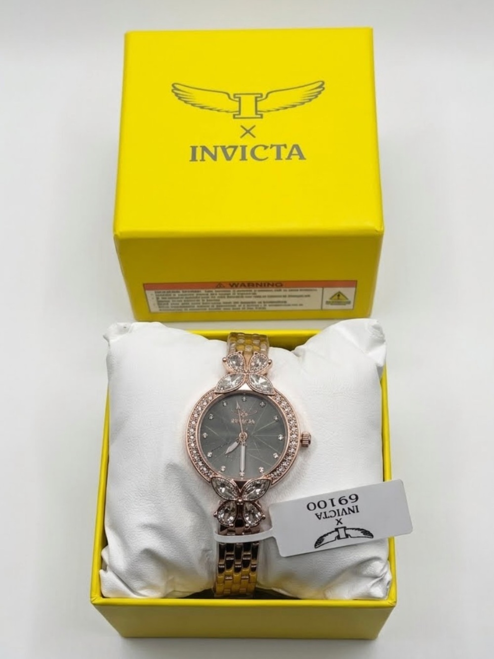 Invicta Rose Gold and grey Women's Bracelet Watch